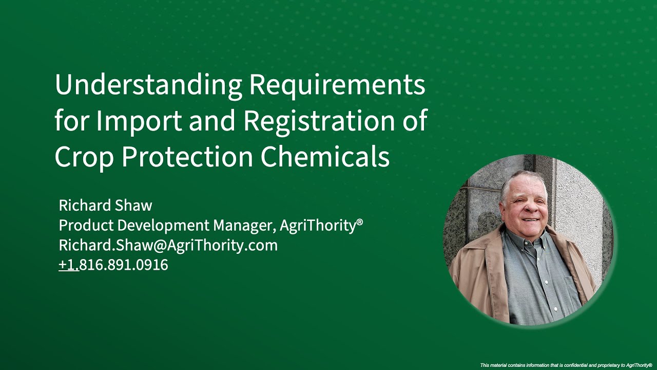 Understanding Requirements for Import and Registration of Crop