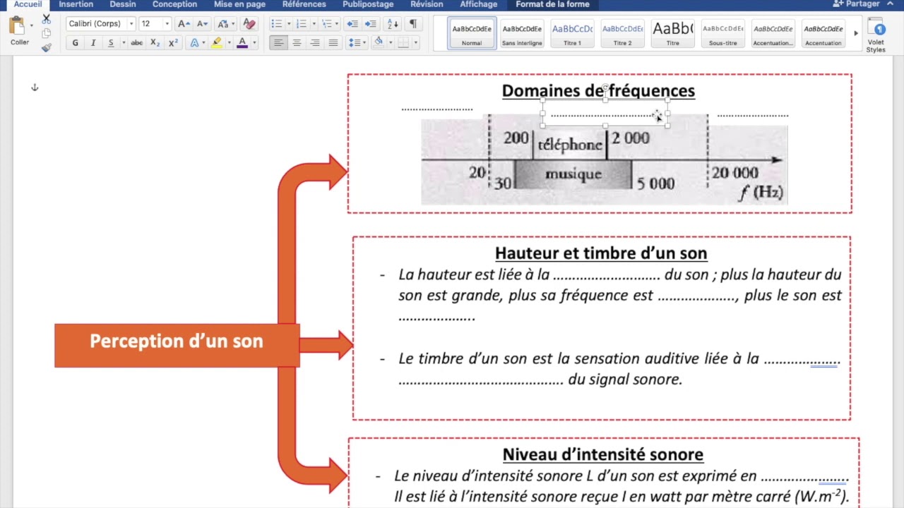 Fiche bilan n°3- Émission et perception d'un son - YouTube
