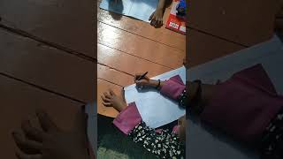 menebali tulisan petani #belajar #sps paud darul ishlah
