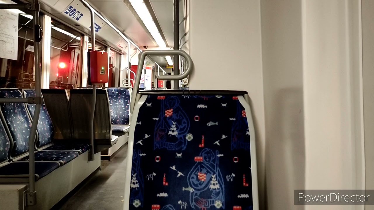 BSAG Bremen Mitfahrt Linie 2 Strassenbahn GT8N (Von Trinidadstr bis Domsheide/City)