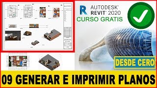 ✅9/10 FREE COMPLETE REVIT 2020 COURSE! - GENERATE AND PRINT PLANS TUTORIAL for beginners
