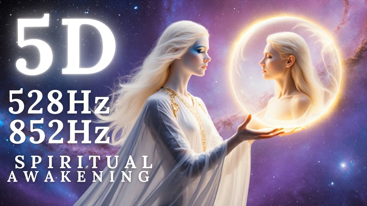 Spiritual Awakening 528 Hz 852 Hz Pleiadian Light Codes 5D Chakra ...
