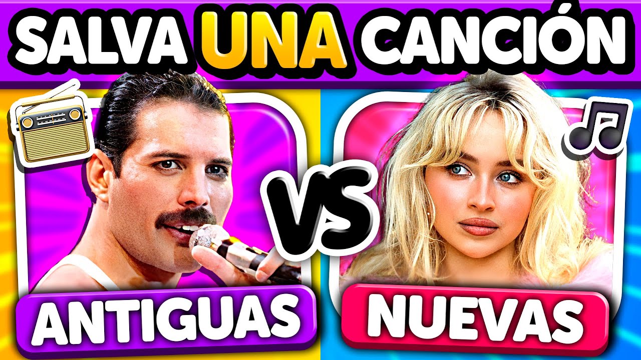 📻 ANTIGUAS vs NUEVAS 🎧 Salva UNA Canción ¿Cuáles son tus gustos musicales? | Club Quiz Trivia