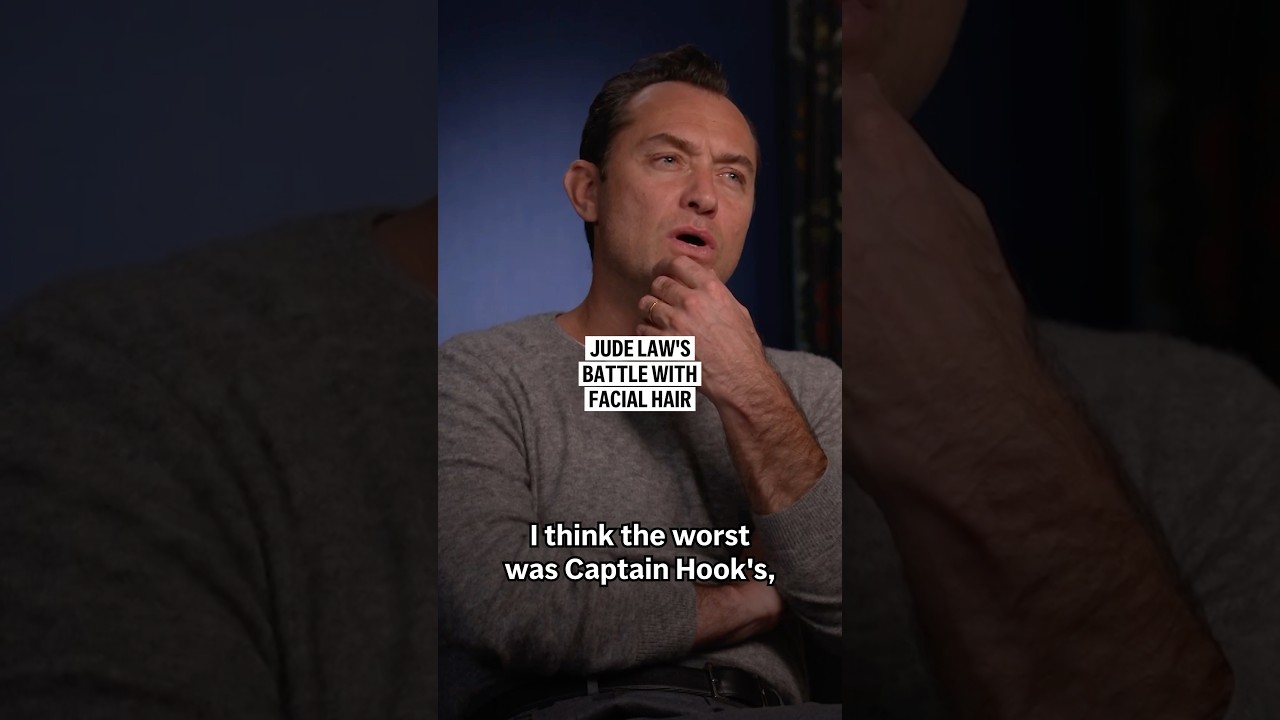 Jude Law's battle with facial hair