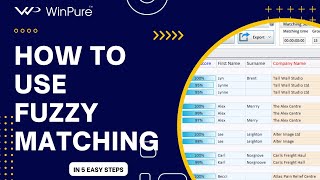 How To Match Non-exact Values With Fuzzy Data Matching