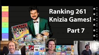 Ultimate Reiner Knizia Tier List, Part 7 — Ranking over 250 Knizia Board Games!