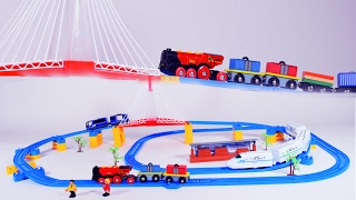 Happy train - trains - train videos for children - toy train for kids - trains for children