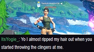 I put Twitch in my Fortnite name and pretended to be a girl...