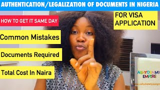 HOW TO AUTHENTICATE, LEGALIZE AND NOTARIZE DOCUMENTS IN NIGERIA 🇳🇬 FOR VISA APPLICATIONS screenshot 4