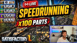 🔴Speedrunning 100x space elevator part Satisfactory #satisfactory 🔴Speedrunning 100x space elevator part Satisfactory #satisfactory
