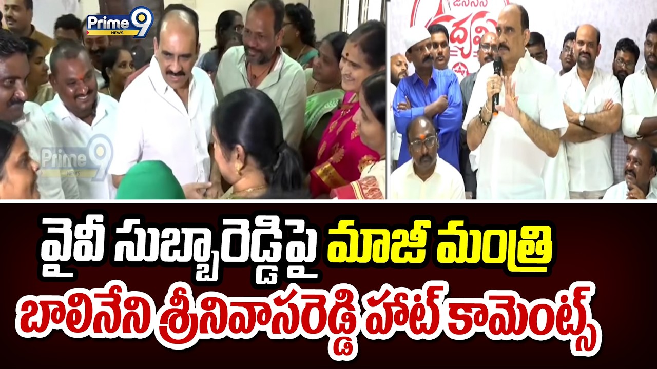 వైవీ సుబ్బారెడ్డిపై మాజీ మంత్రి బాలినేని శ్రీనివాసరెడ్డి హాట్ కామెంట్స్ | Balineni Srinivasa Reddy
