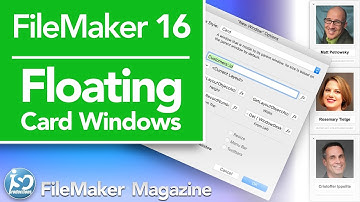 FileMaker 16 Tutorial - Floating Card Windows