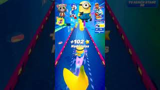 Talking Tom Gold 🆚 Sonic 🆚 Minions 🆚 Jack Gameplay - Who Is Best?🤔#shorts screenshot 5