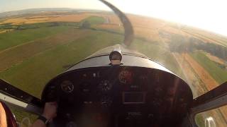 Curso ULM. Clase 26. Probando otro avión. Tomas y despegues.