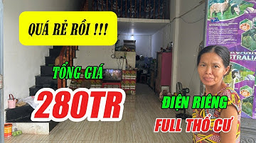 😢 Cần tiền gấp, chị Hạnh bán căn nhà 4x10m full thổ cư chỉ 280tr — xem mà thương!