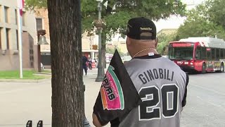 Spurs fans show love, support for Manu Ginobili