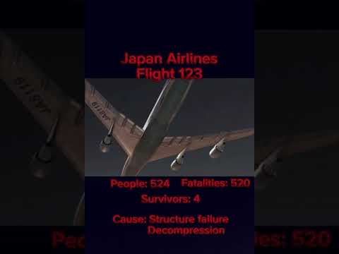 Japan Airlines Flight 123 #aviation #crash #viral #shorts