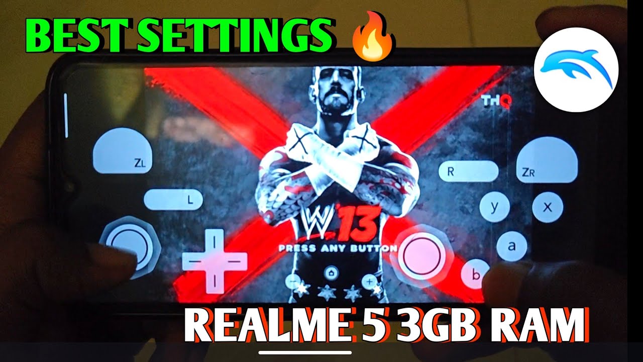 Best Settings Possible For WWE 13 in REALME 5 3GB RAM | BEST SETTINGS FOR LOW END DEVICE 💯✅