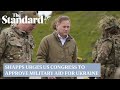 Defence Secretary Grant Shapps urges US Congress to approve military aid for Ukraine