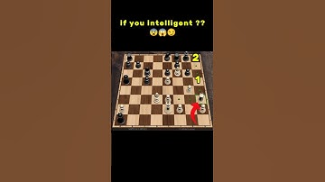 2 Move And Win 😱🤯 | Chess Genius #challenge #chess #games