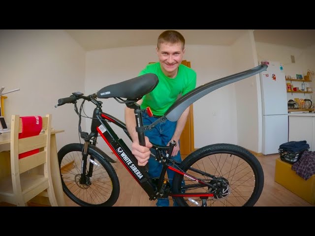 My first full-suspension bike! The Camry X electric bike from