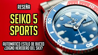 Reseña Seiko 5 Sports Nueva Generación Automático Estilo de Buceo