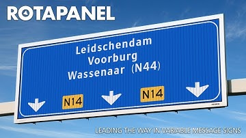 Rotapanel Traffic - Variable message signs