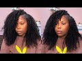 Watch Me Install And Style These Kinky Curly Clip In’s | YGWIGS