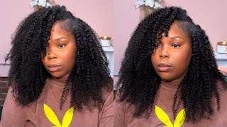 Watch Me Install And Style These Kinky Curly Clip In’s | YGWIGS