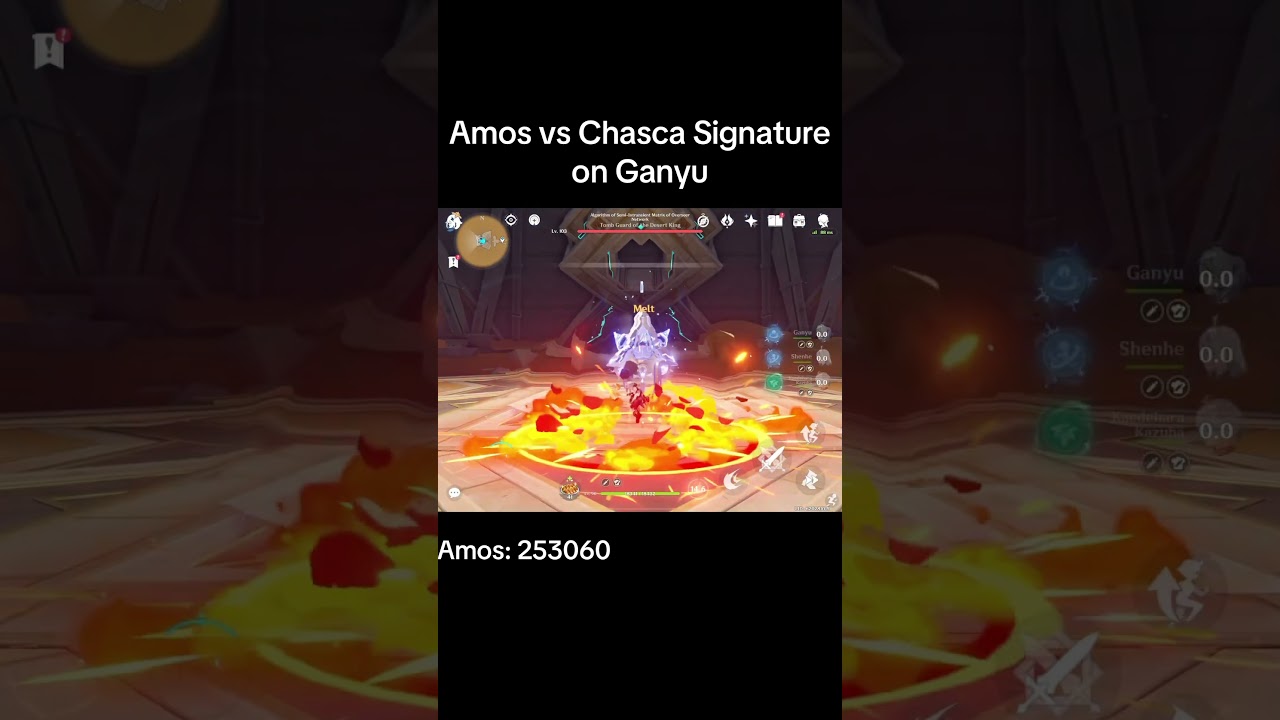 Ganyu Weapon Comparison: Amos vs Chasca Signature! 