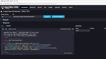 How to Create Your First API Monitor in AlertSite