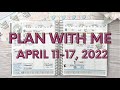 PLAN WITH ME | EC Hourly | 🐣 Sara Marie Easter Kit 87 🐰 | April 11-17, 2022 | Rachelle's Plans