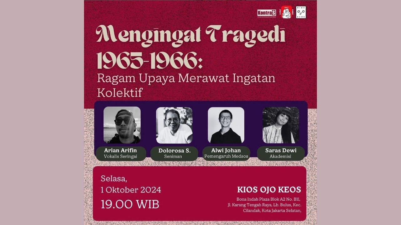 NgobrolKEOS : Mengingat Tragedi 1965-1966