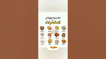 السعرات الحرارية للمكسرات نصائح معلومة Short 