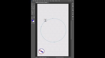 how to writing around a circle in photoshop #shorts