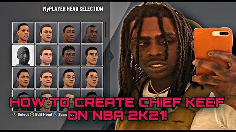 BEST CHIEF KEEF FACE CREATION TUTORIAL UPDATED NBA 2K21 MOST REALISTIC