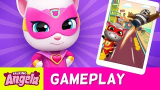 TALKING TOM HERO DASH - Talking Tom ANGEL 😇 GAMEPLAY Walkthrough #games #talkingtomherodash screenshot 5