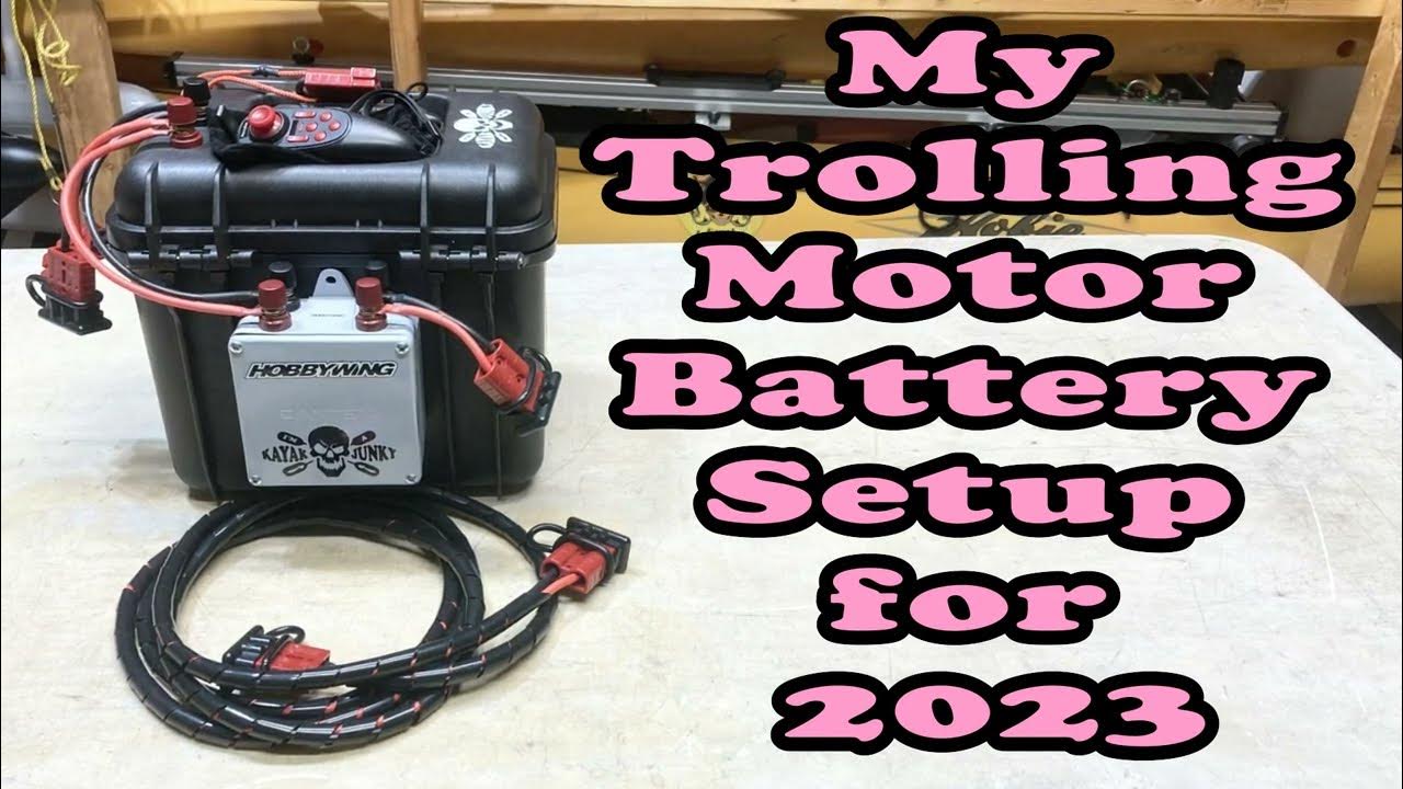 My Kayak Trolling Motor Battery Setup for 2023 Florida Fish Hunter
