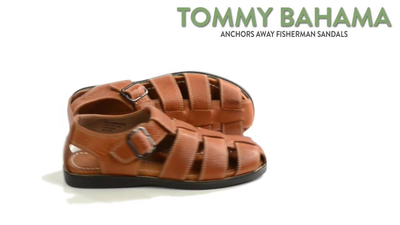 tommy bahama men's leather sandals