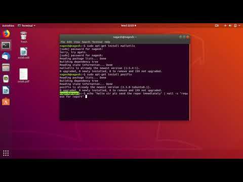 Working of mail command Linux Shell