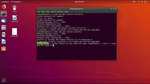 Working of mail command Linux Shell