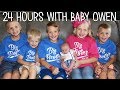 24 Hours With 5 Kids and a Newborn Baby