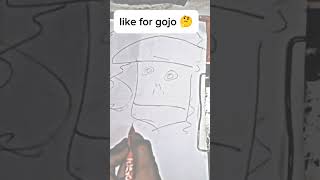 draw gojo saturo 🔥 #anime #gojo #gojosaturo