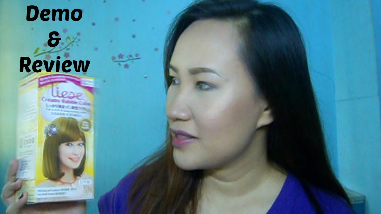 DEMO and REVIEW: Liese Creamy Bubble Color | TAGALOG ...