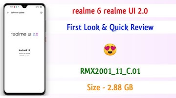 realme 6 realme UI 2.0 Update - First Look & Quick Review 🥳 | realme 6 Android 11 Update ~ 🔥🔥🔥