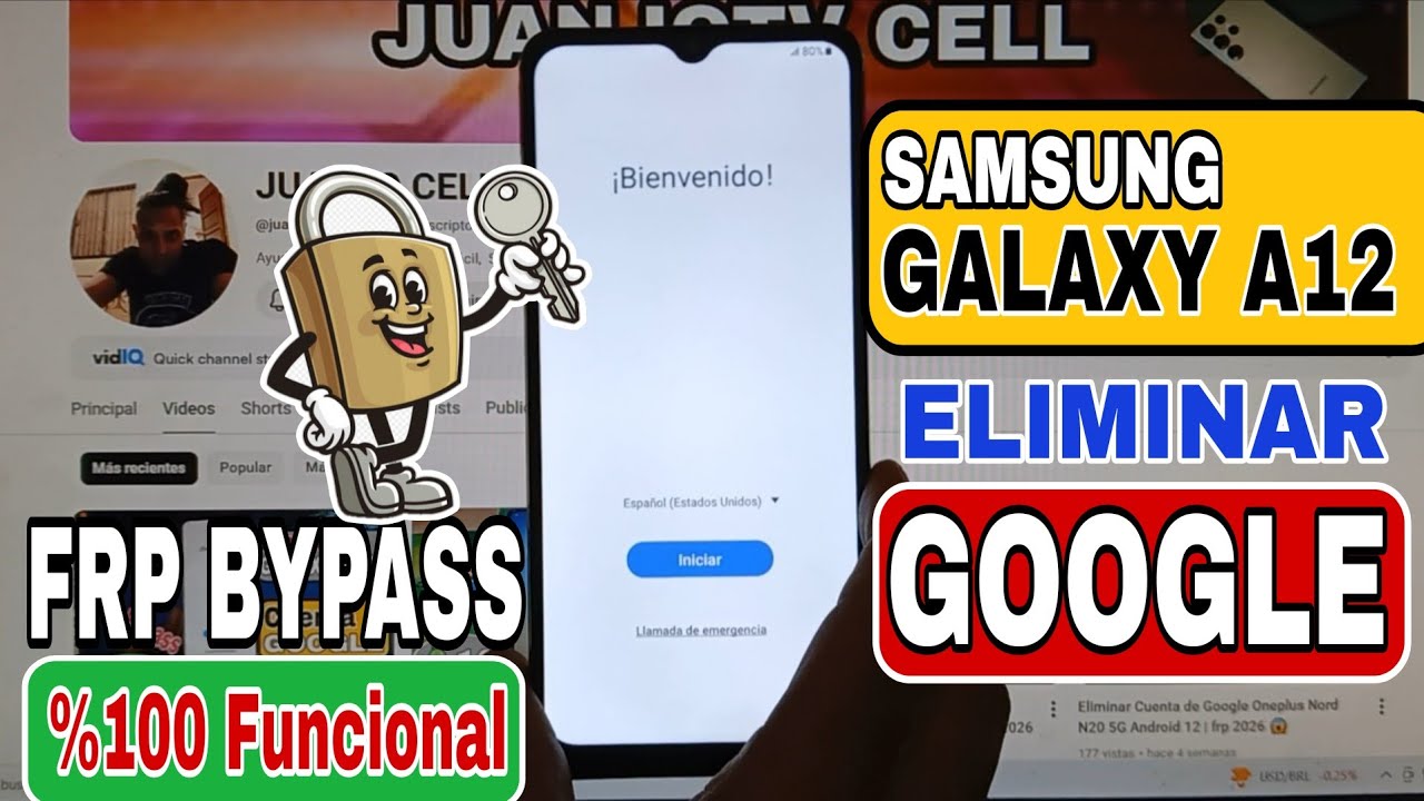 Eliminar Cuenta Google Samsung Galaxy a12 Android 11/12 | Nuevo Metodo ...