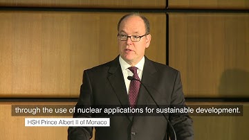 Prince Albert II of Monaco Visits the IAEA