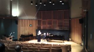 Gill Williams - Masters Horn Recital 2013 - Em. Chabrier, Larghetto for Horn