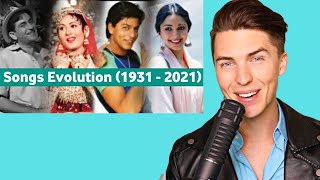 VOCAL COACH Reacts to Evolution Of Hindi Film Songs 1931- 2021 || Most Popular Song Each Year
