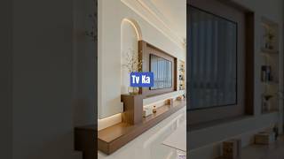 sundar sa TV net design modular TV unit wooden TV unit